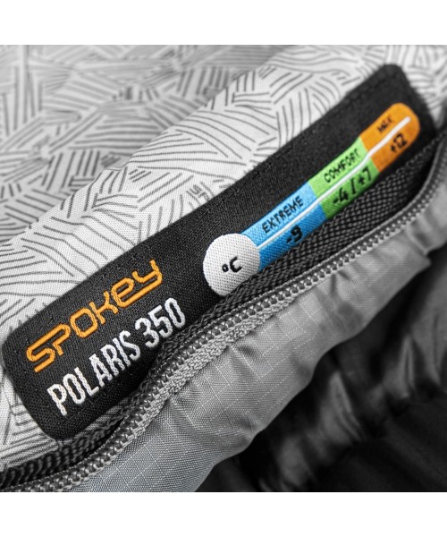 Winter envelope sleeping bag 230x75 cm with a compression bag Spokey POLARIS 350