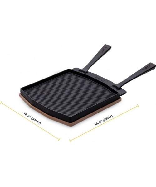 Ooni double-sided cast iron pan