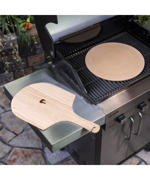 Ümmargune pitsakivi ja -labida komplekt Char-Broil