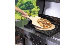 Char-Broil round pizza stone and peel set