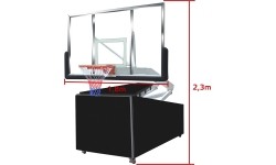 Portable Basketball System inSPORTline Portland II