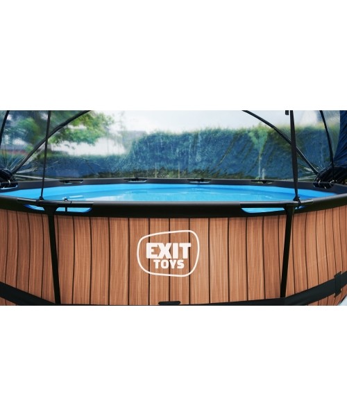 EXIT Lime bassein ø360x76 cm kupli ja filterpumbaga, roheline