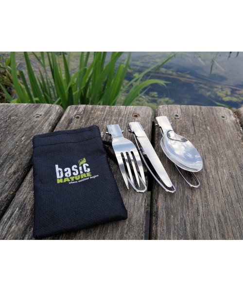 BasicNature Cutlery Set Bivouac 'MiniTrek'