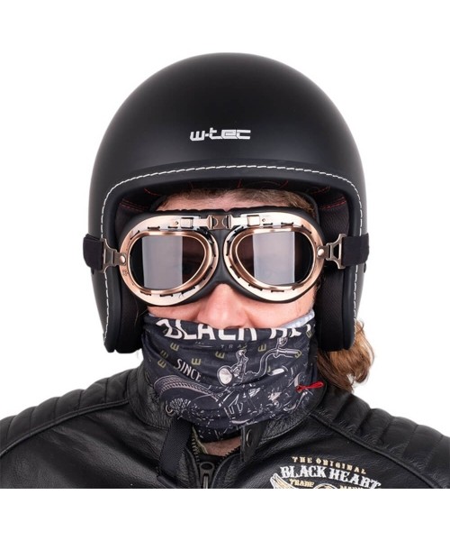 Motorcycle Goggles W-TEC Steamrust
