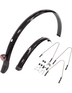 SKS Velo Fenders 28" 45mm for disc brakes, with stays (glossy black)