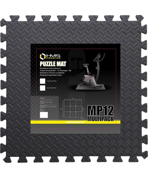 MP12 puslemattide komplekt jõusaaliseadmetele, 9 tk HMS Premium