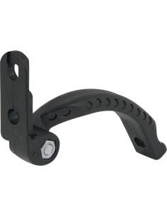 Rear reflector holder, frame-mounted, plastic (black)