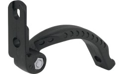 Rear reflector holder, frame-mounted, plastic (black)