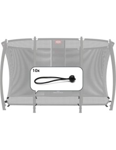 Safety Net Deluxe - Elastic bands for bottom of netting (10x