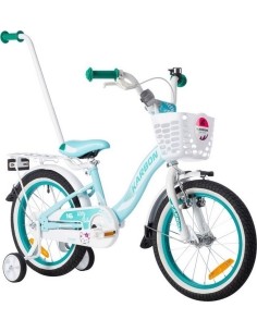 Karbon Kitty 16 bike turquoise-white