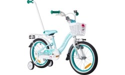 Jalgratas Karbon Kitty 16 turquoise-white