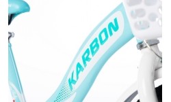 Jalgratas Karbon Kitty 16 turquoise-white