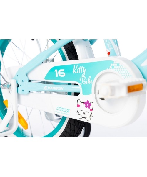 Jalgratas Karbon Kitty 16 turquoise-white