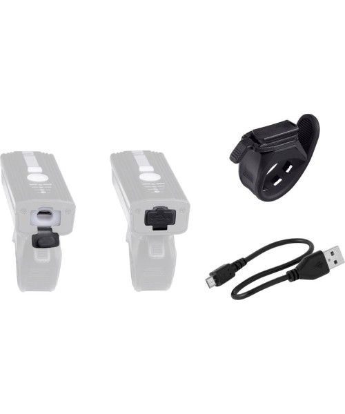 Esituli FORCE Alert 350LM, USB-C, helisignaaliga