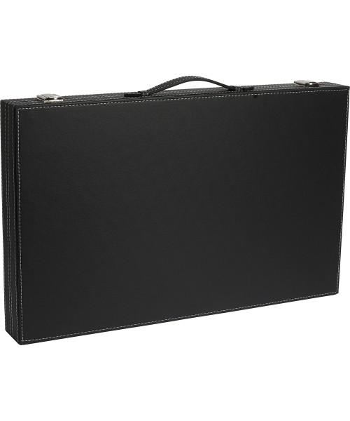 Backgammon Set Buffalo, Black, 46 x 30 cm