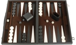 Backgammon Set Buffalo, Black, 46 x 30 cm
