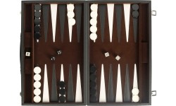 Backgammon Set Buffalo, Black, 46 x 30 cm