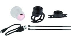 Rear light FORCE GLITZ 20LM 20LED USB