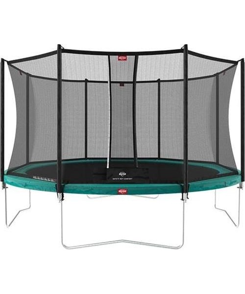 Trampoline Set BERG Favorit Regular 430 Green + Safety Net Comfort