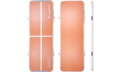 Inflatable Exercise Mat inSPORTline Airstunt 400 x 100 x 10 cm Mocha Mousse w/ Hand Pump