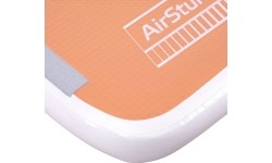 Inflatable Exercise Mat inSPORTline Airstunt 400 x 100 x 10 cm Mocha Mousse w/ Hand Pump