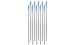 Aluminum Arrows w/ Screw-In Tips inSPORTline Aluson 30”, 10pcs, Blue-White