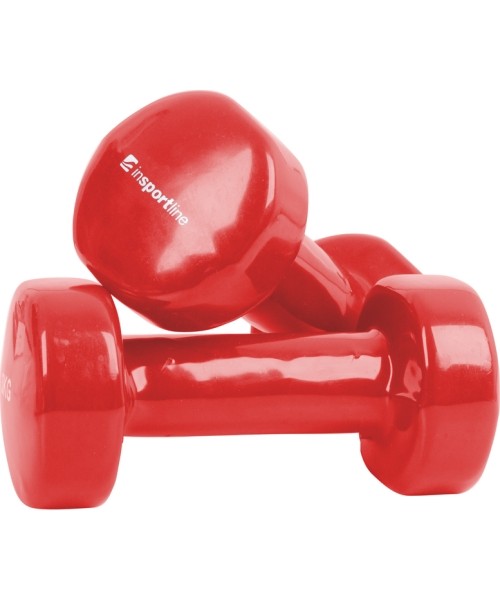 Vinyl Dumbbell Set inSPORTline Smoothbell 2 x 1.5 kg