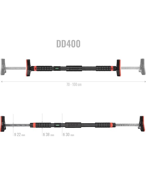 DD400 DOOR GYM BAR 65-100 CM HMS