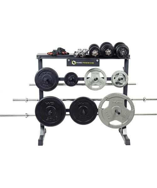 STR12 DUMBBELL AND BARBELL RACK HMS PREMIUM