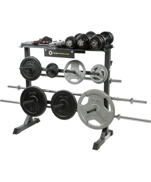 STR12 DUMBBELL AND BARBELL RACK HMS PREMIUM