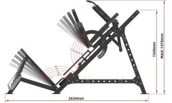 LP3175 LEG PRESS SEMI COMMERCIAL HMS
