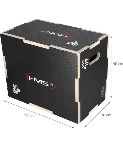 DSC03 BLACK 50x40x30CM PLYOMETRIC CHEST HMS