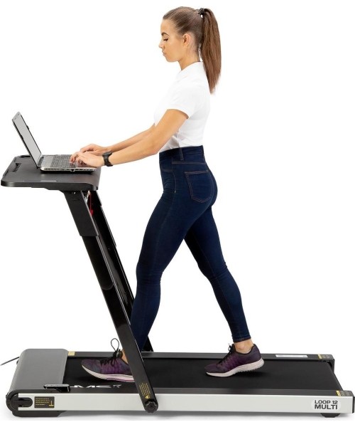 LOOP12 MULTI BLACK ELECTRIC TREADMILL WITH TABLE HMS