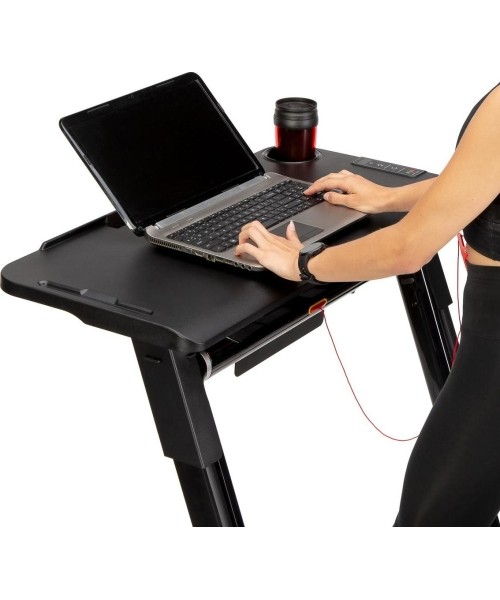 LOOP12 MULTI BLACK ELECTRIC TREADMILL WITH TABLE HMS
