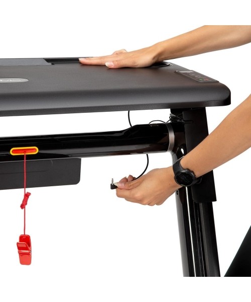 LOOP12 MULTI BLACK ELECTRIC TREADMILL WITH TABLE HMS