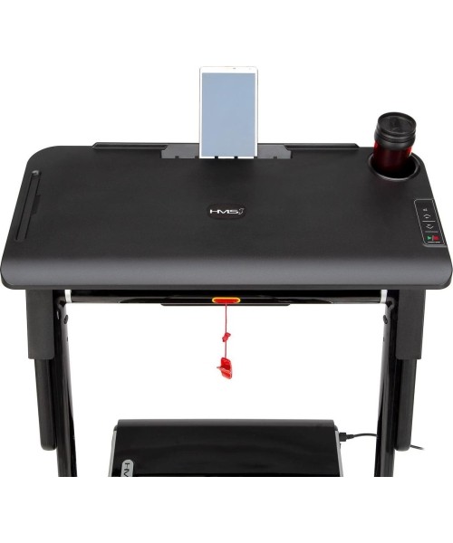 LOOP12 MULTI BLACK ELECTRIC TREADMILL WITH TABLE HMS