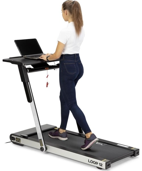 LOOP12 MULTI GRAY ELECTRIC TREADMILL WITH TABLE HMS