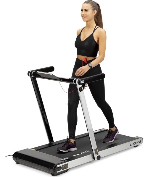 LOOP12 MULTI GRAY ELECTRIC TREADMILL WITH TABLE HMS