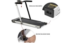 LOOP12 MULTI GRAY ELECTRIC TREADMILL WITH TABLE HMS