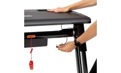 LOOP12 MULTI GRAY ELECTRIC TREADMILL WITH TABLE HMS