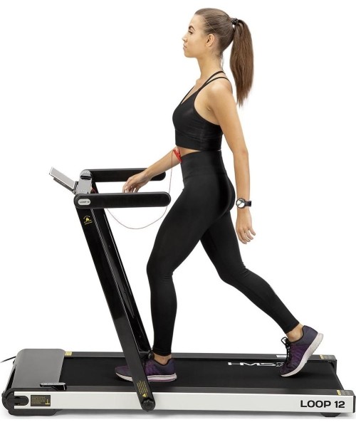 LOOP12 BLACK ELECTRIC TREADMILL HMS