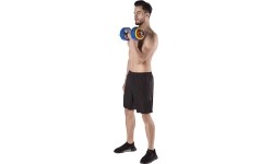 SKC20 DUMBBELL SET-BARBELL IN SUITCASE 2x10KG HMS
