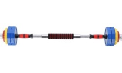 SKC20 DUMBBELL SET-BARBELL IN SUITCASE 2x10KG HMS