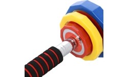 SKC20 DUMBBELL SET-BARBELL IN SUITCASE 2x10KG HMS