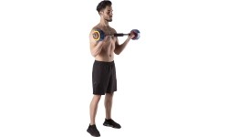 SKC20 DUMBBELL SET-BARBELL IN SUITCASE 2x10KG HMS