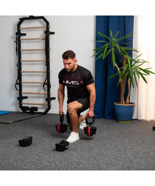 SGR18 PRO SET 3IN1 ADJUSTABLE DUMBBELLS 20 KGS HMS
