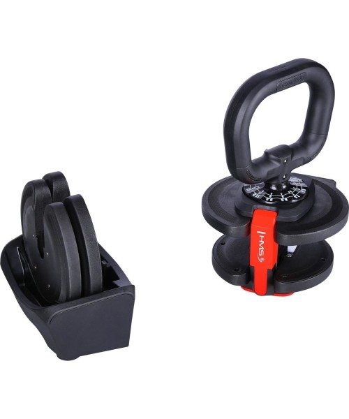 SGR18 PRO SET 3IN1 ADJUSTABLE DUMBBELLS 20 KGS HMS