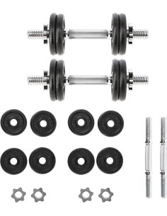 SG02 CAST IRON DUMBBELLS 2x7KG HMS