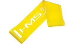 Treeningkumm HMS GU04 (kollane) 500 x 50 x 0,4 mm