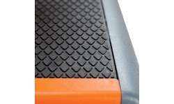 Aeroobikastepp AS007 must/oranž HMS Premium